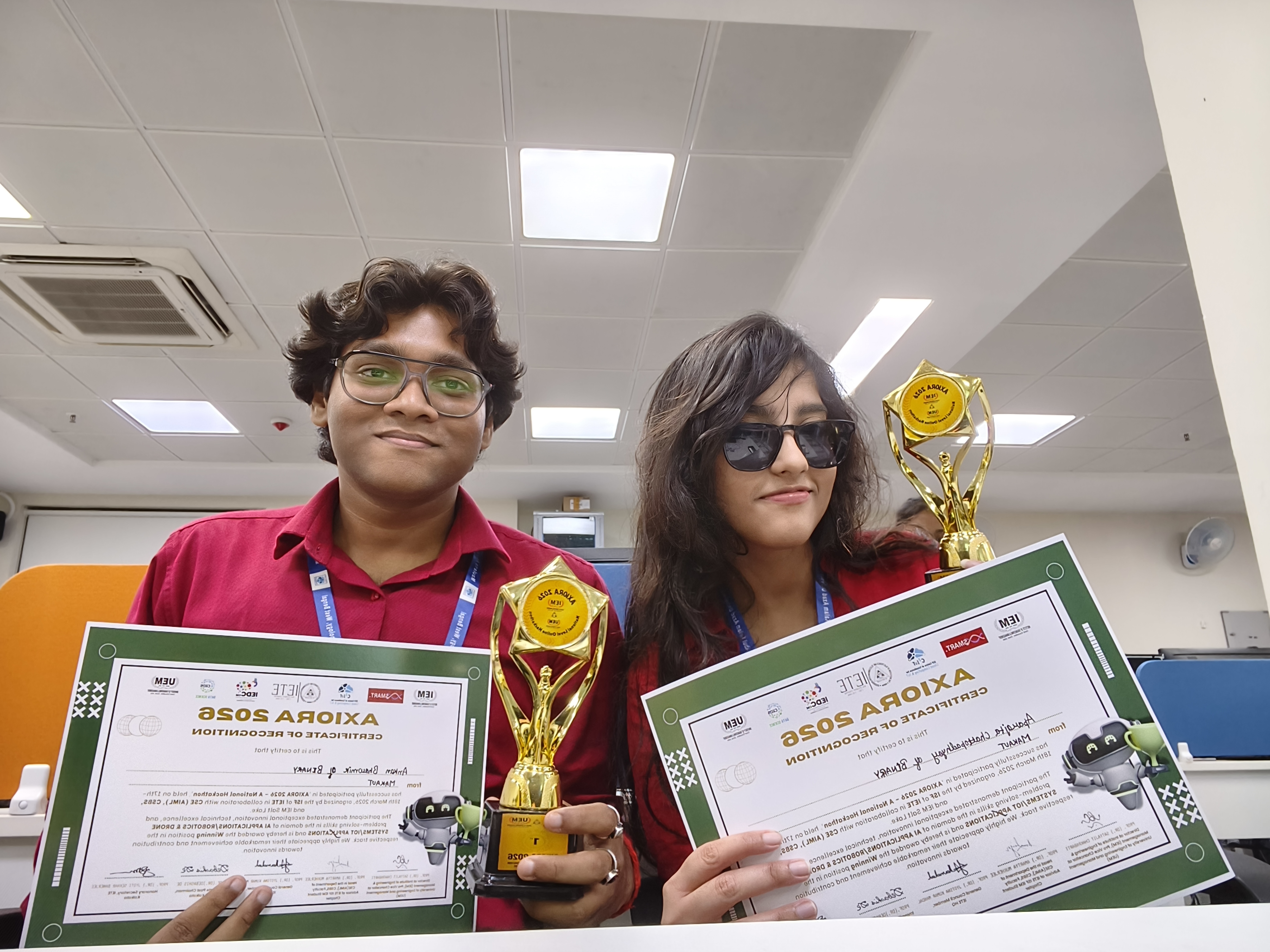 Team Binary winning at AXIORA 2026